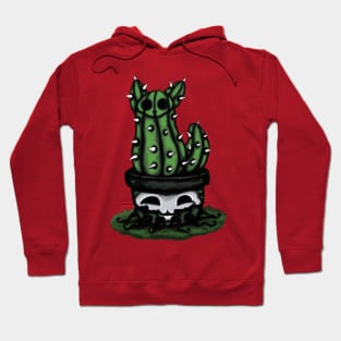 Happy cactus cat Hoodie